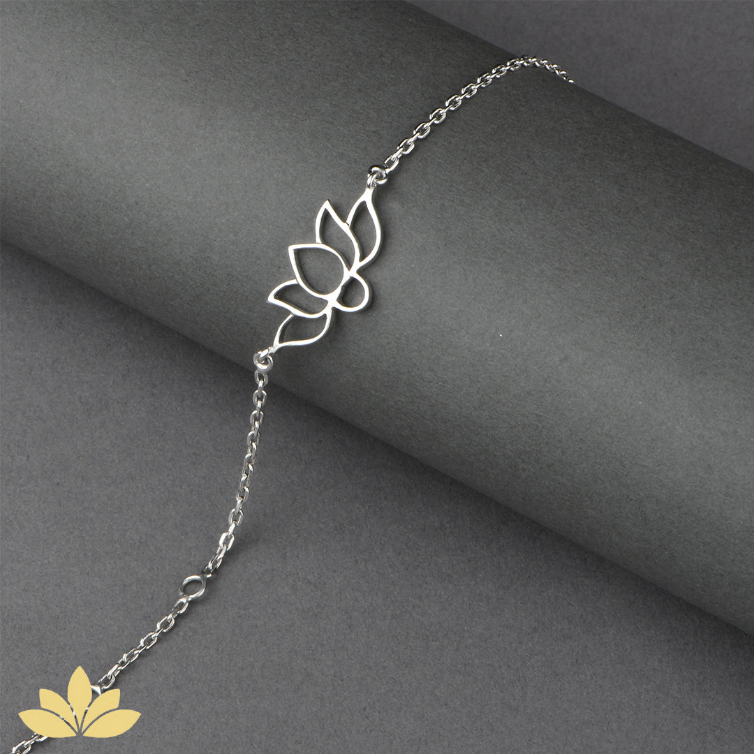 Lotus Bracelet Ayana Silver Jewellery
