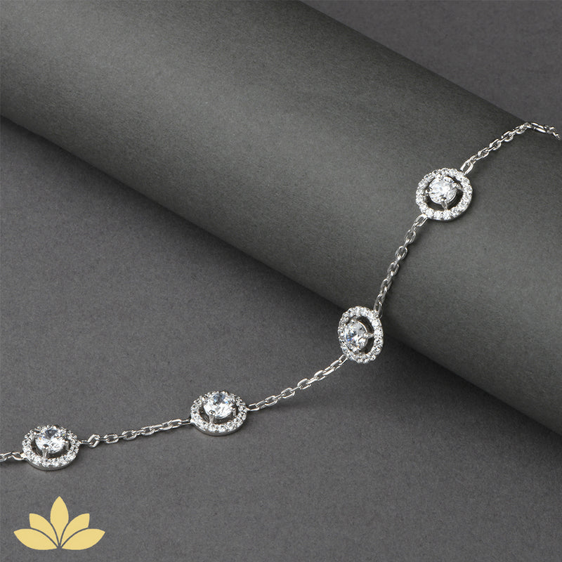 Stone Collection - Silver Dusk Bracelet | Kinsley Armelle® Official