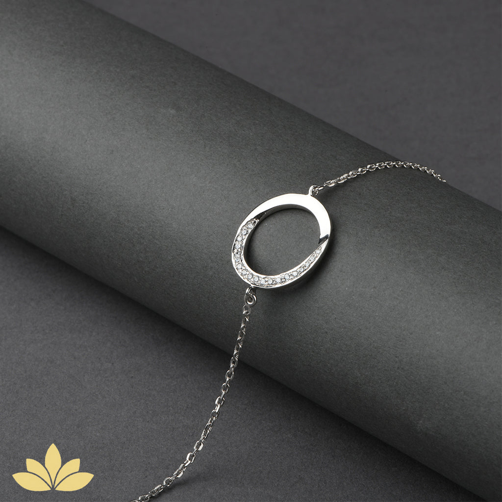 Embellished Circle Bracelet