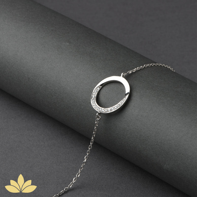 Embellished Circle Bracelet