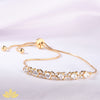 Rose Gold Marquise Adjustable Bracelet