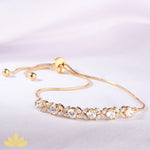 Rose Gold Marquise Adjustable Bracelet