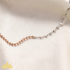 Chain-to-Cluster Dual Tone Necklace