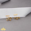 Embellished Lotus Jacket Earrings