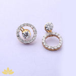 Big Round Jacket Earrings