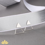 Triangle Jacket Earrings