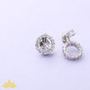 Small Round Jacket Earrings