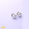 2c Round Solitaire Studs