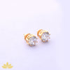 2c Round Solitaire Studs