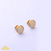 Silver Disco Ball Earrings