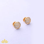 Silver Disco Ball Earrings
