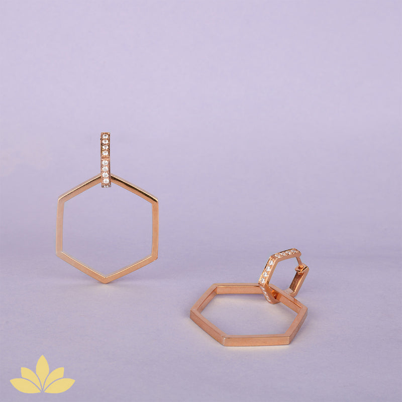 Multi-Purpose Hexagon Earrings