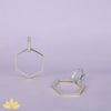Gold Multi-Purpose Hexagon Earrings