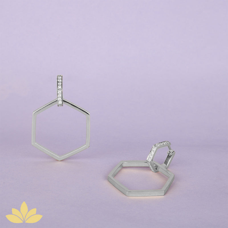 Multi-Purpose Hexagon Earrings