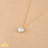 Baroque Pearl Pendant with Silver Chain