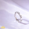 Emerald Cut and Round Stone Eternity Band
