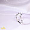 Mixed Stone Eternity Band with Solitaire