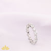 Round Solitaire Eternity Band